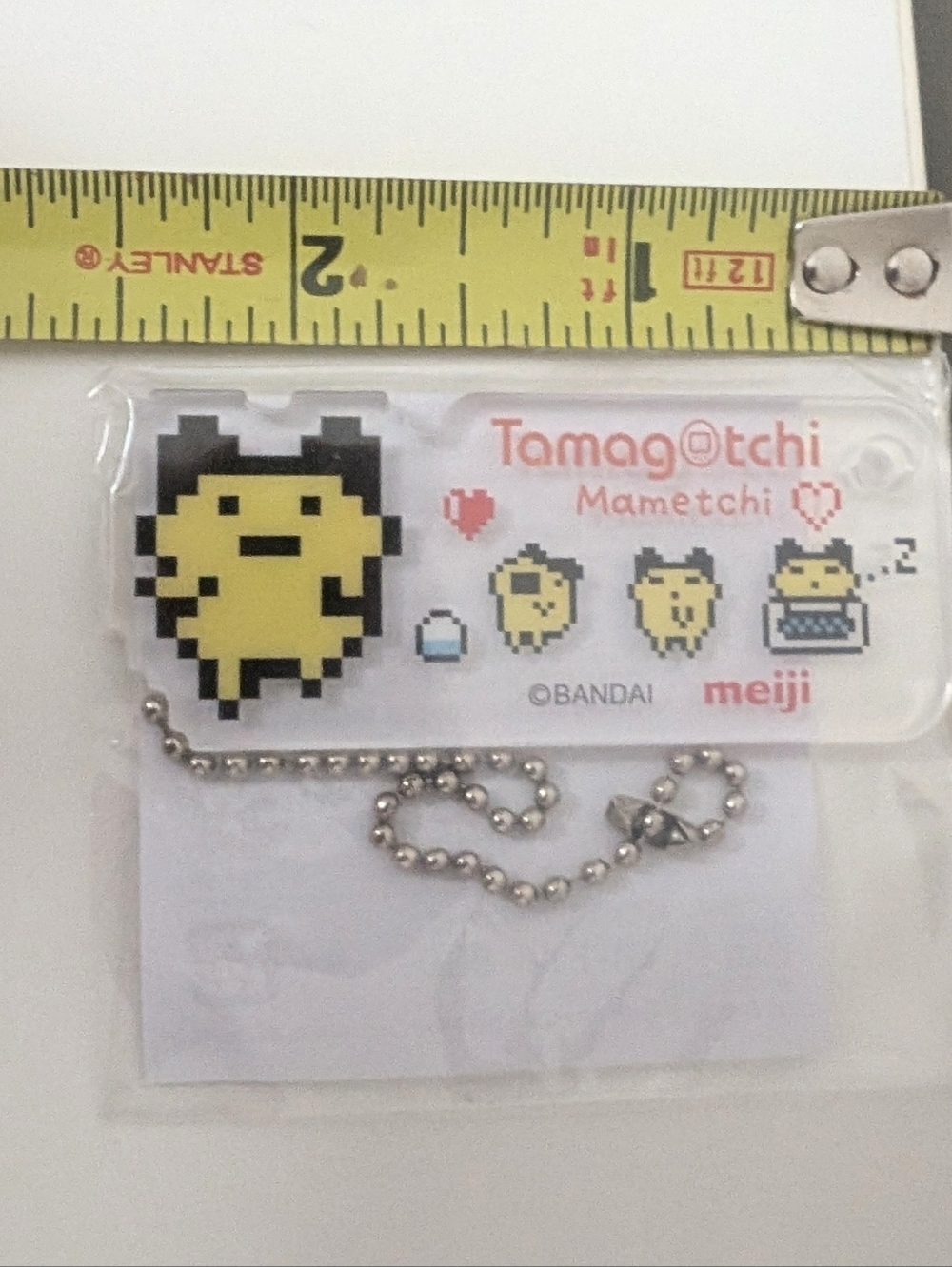 Meiji Mametchi Tamagotchi Acrylic Keychain Meiji Dairies Japan 2025